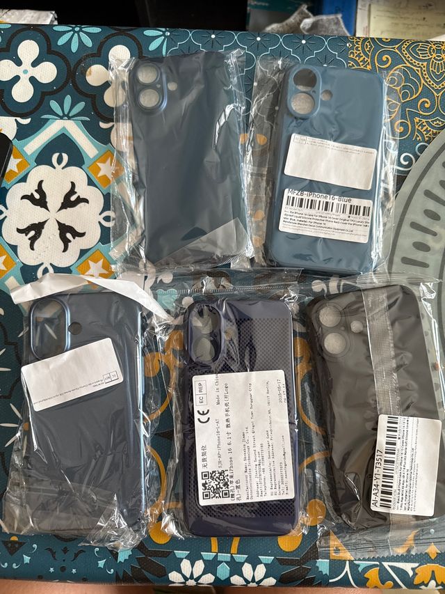 Fundas iPhone 16 (Azul)