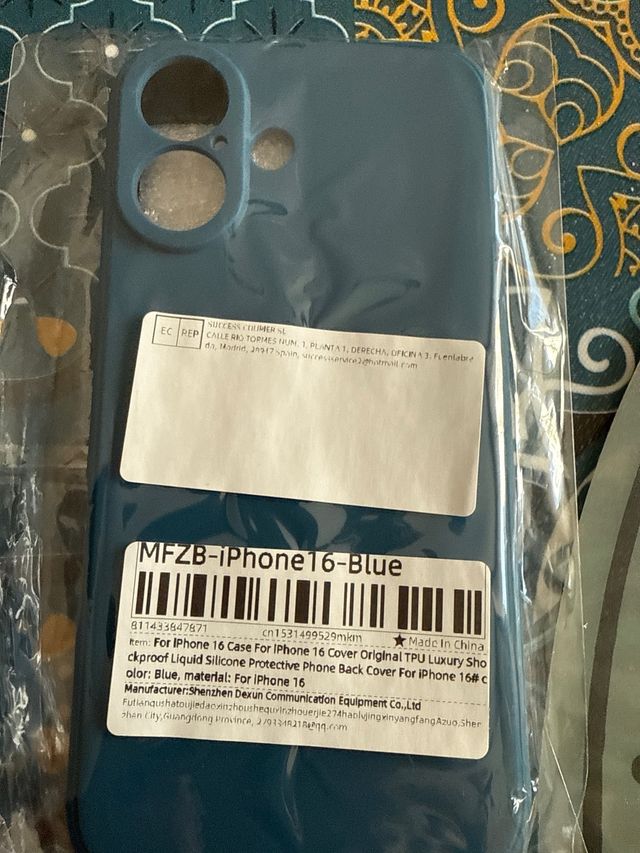 Fundas iPhone 16 (Azul)