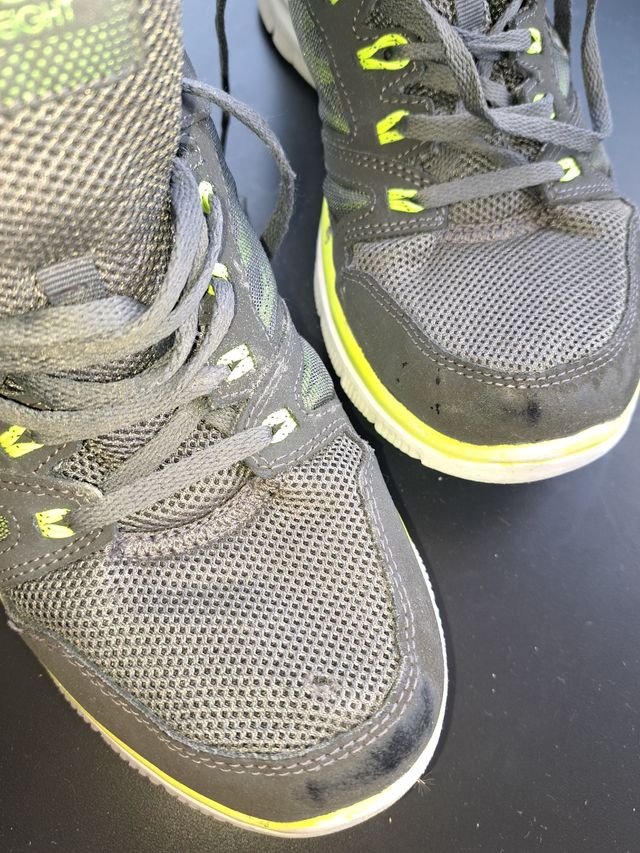 Zapatillas Skechers Hombre Gris/Verde