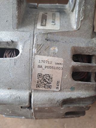 Alternador Lucas LRA02226 Peugeot 407
