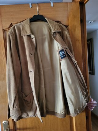 Chaqueta Ante piel lomos Cordero Talla 42