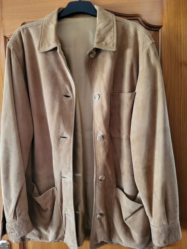 Chaqueta Ante piel lomos Cordero Talla 42