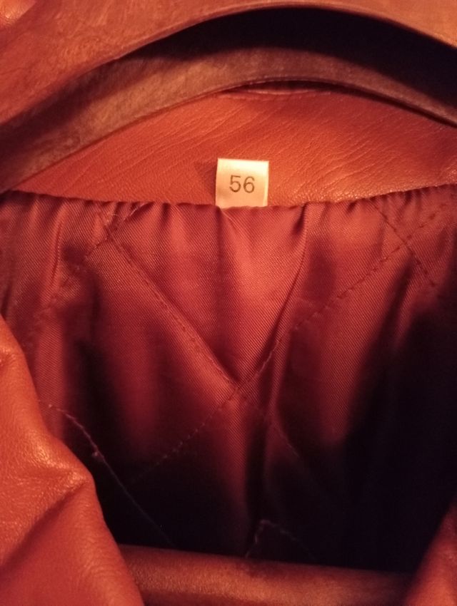 Abrigo de piel para caballero