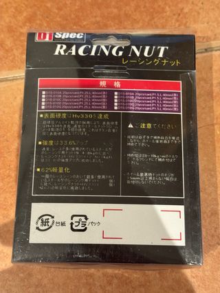 Tuercas ruedas D1 Spec Racing Nut aluminio rojas