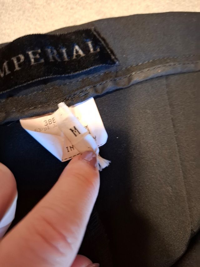 Pantaloni eleganti Imperial donna neri M nuovi