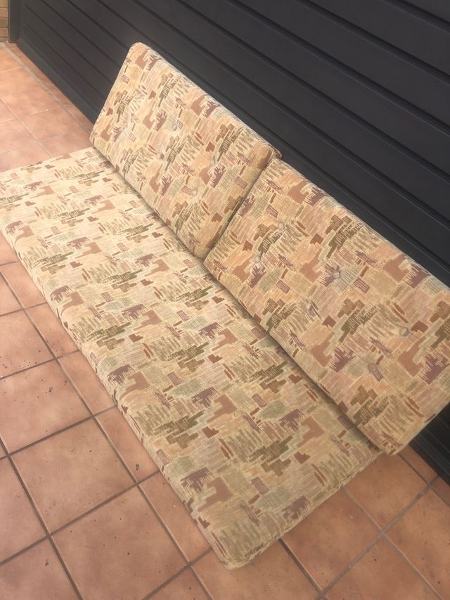 conjunto colchón y respaldos de 10x70x180