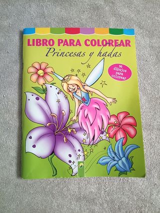 Libro para colorear hadas y princesas 