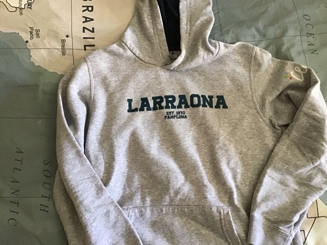 Sudadera Gris Larrraona Talla 12/14