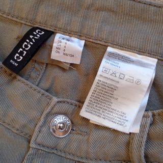 Pantalón cargo H&M verde militar