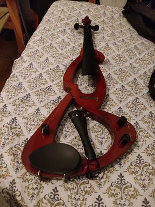 Violín Eléctrico Rojo