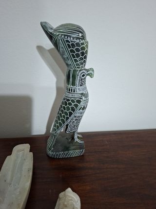 2 Figuras de alabastro de Egipto