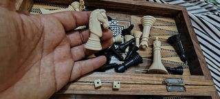 Scacchiera Pieghevole Madreperla. Pregiata