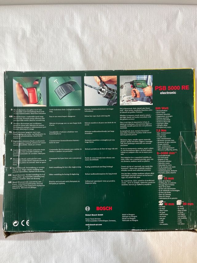 Taladro Bosch PSB 5000 RE Electrónico