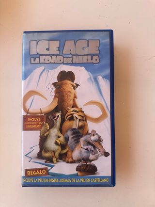 Película VHS Ice Age: La Edad de Hielo