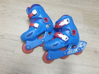 Patines en línea azules para niñ@s talla 26-28 