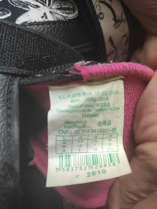 Patines Oxelo Decathlon Talla 32-34