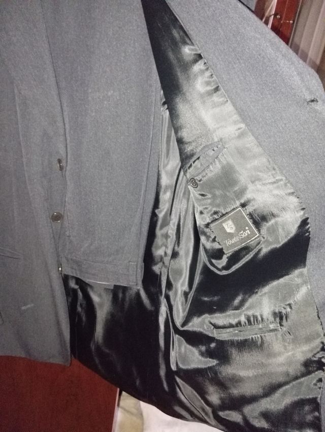 Traje de caballero Taiga gris