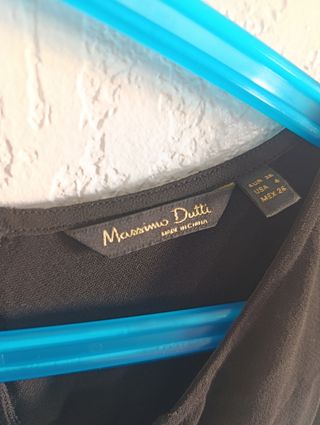 Mono Massimo Dutti Negro