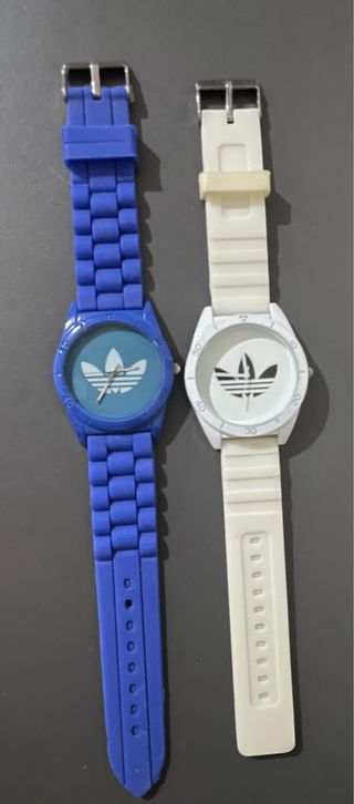 Relojes Adidas Azul y Blanco
