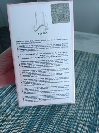 Profumo Yara rosa e bianco