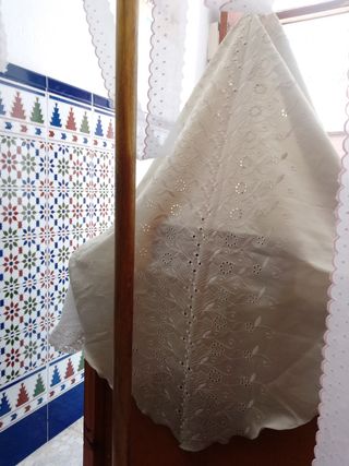 Manto Virgen bordado