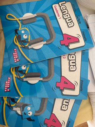 3 cuadernillos de lengua