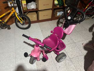 Triciclo infantil rosa