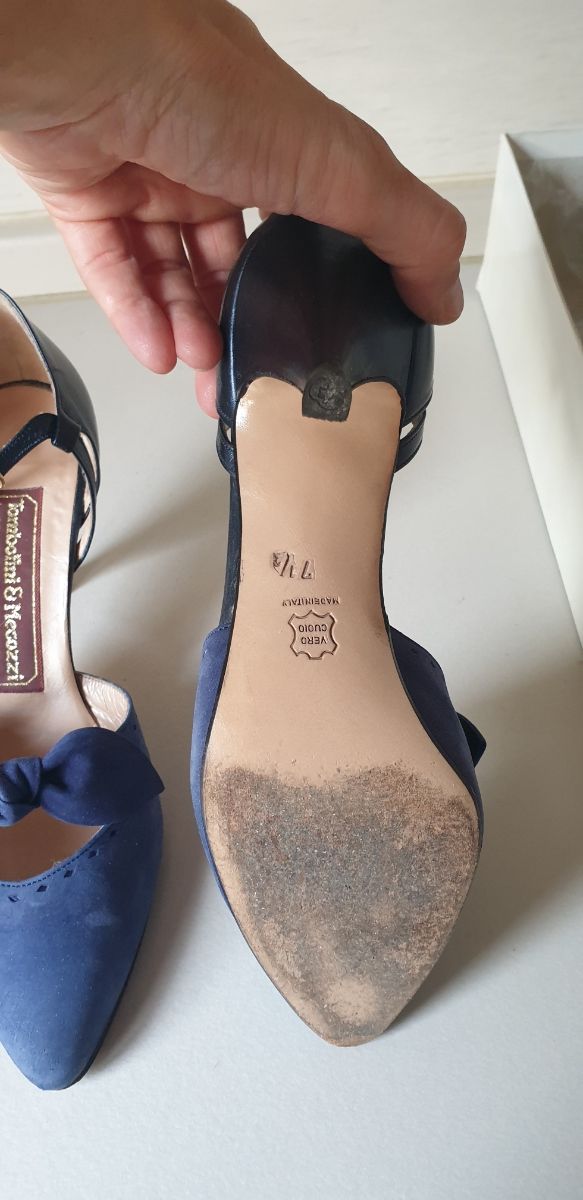 Scarpe tacco 8 cm tombolni & Mecozzi blu