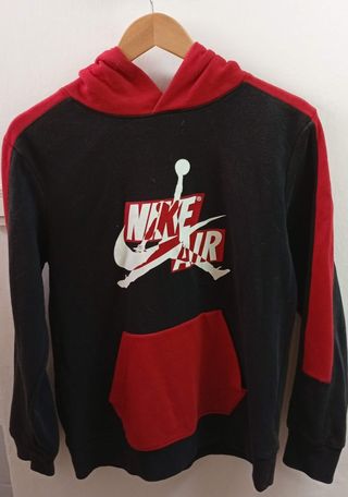 Sudadera Nike Jordan Negra y Roja