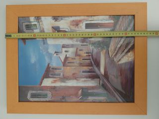 Cuadros con marco de madera