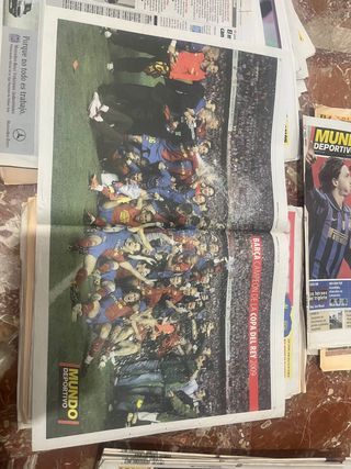 Mundo Deportivo 2009 Copa del Rey Barça