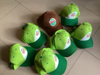 Cappelli Zespri cotone marrone e verde