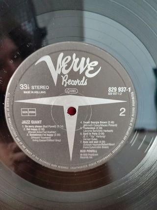 Vinilo Bud Powell Jazz Giant