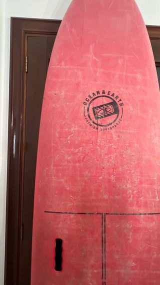 Tabla Surf Ocean Earth Softboard 7'6 Roja