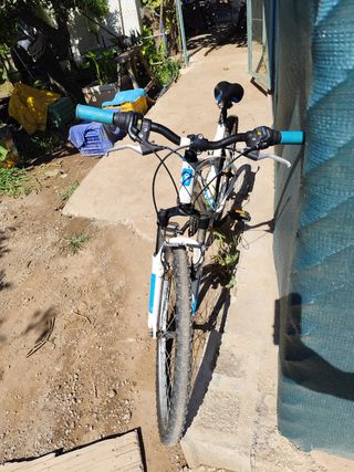 Bicicleta Rockrider S.1 Blanca y Azul