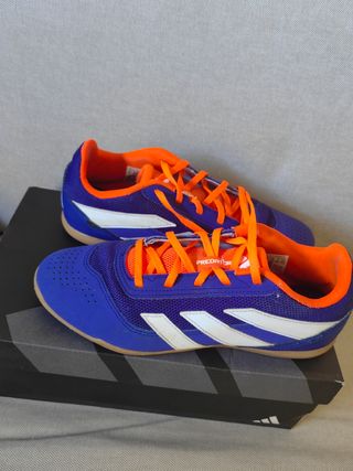 Botas de fútbol Adidas Predator azules Talla 40