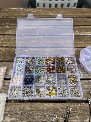 Pack Collares Cuentas Abalorios Multicolor