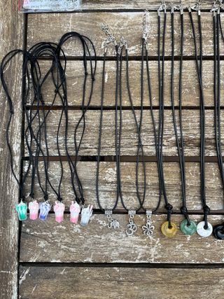 Pack Collares Cuentas Abalorios Multicolor