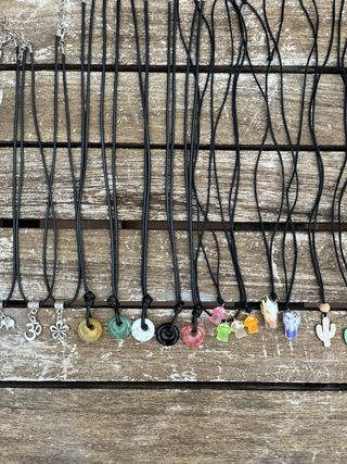 Pack Collares Cuentas Abalorios Multicolor