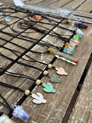 Pack Collares Cuentas Abalorios Multicolor