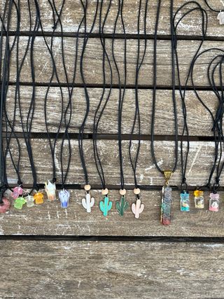 Pack Collares Cuentas Abalorios Multicolor