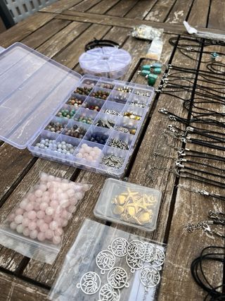 Pack Collares Cuentas Abalorios Multicolor