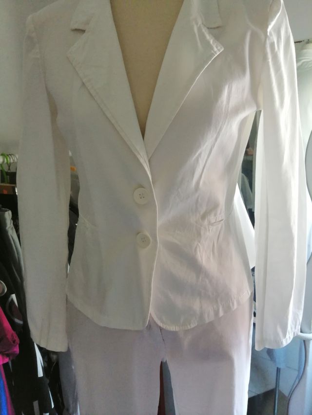 Completo Giacca e Pantaloni Bianco