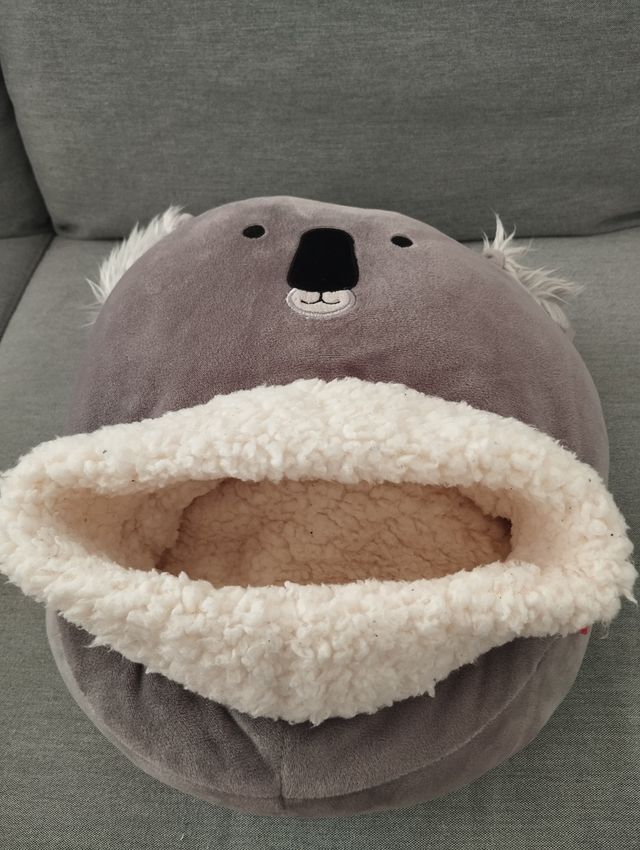 Calientapies Koala Gris y Blanco