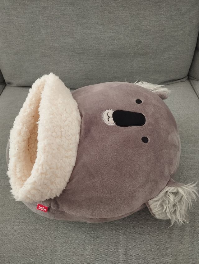 Calientapies Koala Gris y Blanco