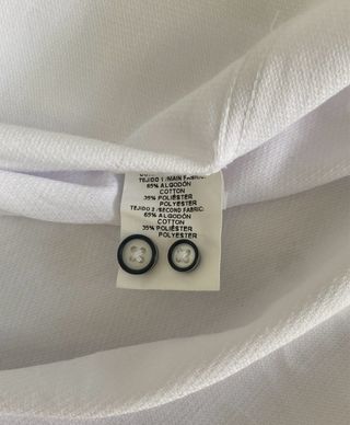 Camisa blanca hombre con coderas