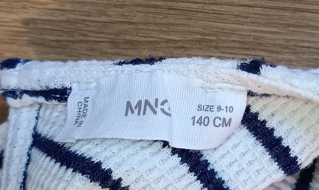 Mono niña Mango rayas