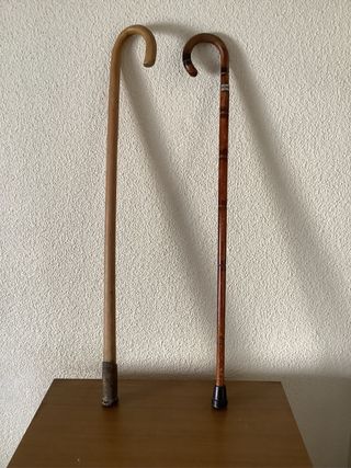 Bastones de madera antiguos