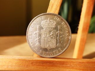 Moneda Plata 2 pesetas 1905 *19*05 Alfonso XIII