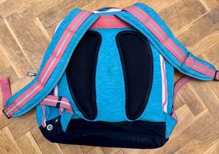 Mochila Kipling Azul Turquesa y Rosa